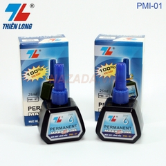 TL - Mực Bút Lông Dầu PMI-01 (Xanh, Đỏ, Đen) (6 chai/Lốc)