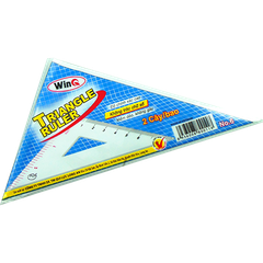 Win Q Thước Dẻo Êke Lớn Số 6 NO6 (2 Cây/Bịch; 50 Bịch/Hộp)