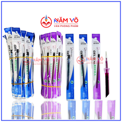 . Ruột Bút Aihao AH 650 ( 90-100 Ruột/ Bó; 96 Bó/ Thùng) (Xanh, Tím)