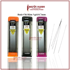Ruột Chì Bấm 2B 0.7MM 9002 (60 Tuýp/Hộp; 24 Hộp/Thùng)