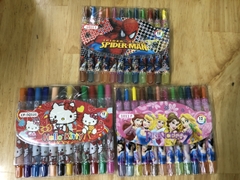 Sáp Vặn 12 Màu - NGẮN (12 Vĩ/ Lốc) (192 Vĩ/Thùng)