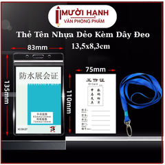 . Thẻ Tên DỌC SM-207 (50 Cái/Hộp) (60 Hộp/Thùng)