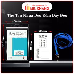 . Thẻ Tên DỌC SM-207 (50 Cái/Hộp) (60 Hộp/Thùng)