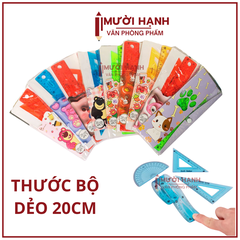 . Thước Dẻo Bộ Nút (4 Cây/Bộ; 40 Bộ/Hộp; 16 Hộp/Thùng)