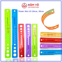 . Thước Dẻo LỖ Aihao 200 (24 Cây/Hộp; 60 Hộp/Thùng) - 20 CM