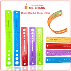 . Thước Dẻo LỖ Aihao 200 (24 Cây/Hộp; 60 Hộp/Thùng) - 20 CM
