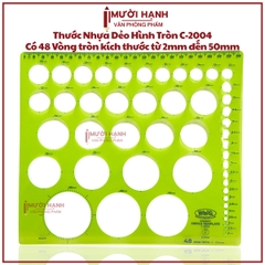 Win Q Thước Vẽ Hình Tròn C2004 (10 Cây/ Hộp; 5 Hộp/ Lốc)