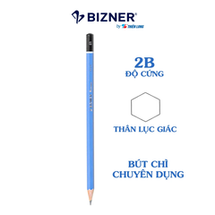 TL - Bút Chì Gỗ 2B Cao Cấp Bizner BIZ-P02 (10 Cây/Hộp)