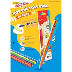 TL - Bút chì gỗ 2B Hình Tam Giác GP-C003 (10 Cây/Hộp)