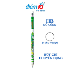 TL - Bút chì gỗ có gôm HB TP-GP012 (10 Cây/Hộp)
