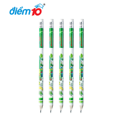 TL - Bút chì gỗ có gôm HB TP-GP012 (10 Cây/Hộp)