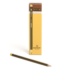 TL - Bút Chì Gỗ HB Cao Cấp Bizner BIZ-P01 (10 Cây/Hộp)
