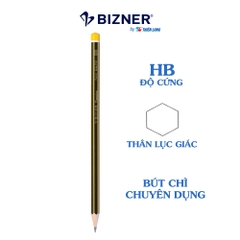 TL - Bút Chì Gỗ HB Cao Cấp Bizner BIZ-P01 (10 Cây/Hộp)