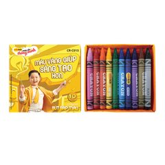 TL - Bút sáp màu CR-C015 - 10 MÀU (10 Hộp/Lốc)