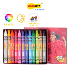 TL - Bút sáp màu CR-C016 - 12 MÀU (10 Hộp/Lốc)