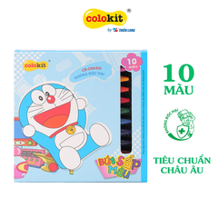 TL -  Bút sáp màu Doremon CR-C04/DO - 10 MÀU (10 Hộp/Lốc)