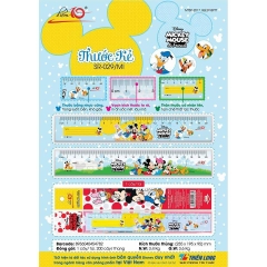 TL - Thước Nhựa Dẻo Thẳng Hình Mickey SR-029/MI - 20cm