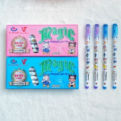 G-Star Bút Gel Xoá Được ER03 (Xanh, Tím) (12 Cây/Hộp; 10 Hộp/Lốc; 120 Hộp/Thùng)