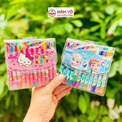 Sáp vặn 24 màu - NGẮN (6 Vĩ/Hộp; 96 Vĩ/Thùng) KM-0224; 1011S