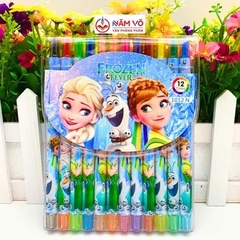 . Sáp Vặn 12 Màu - DÀI 1012Z; 2012B (12 Vĩ/Lốc) (192 Vĩ/Thùng)