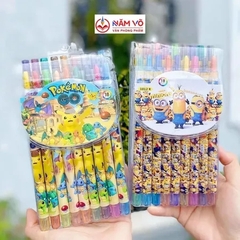 . Sáp Vặn 18 Màu - DÀI 1012F; 1012L (12 Vĩ/Lốc) (144 Vĩ/Thùng)