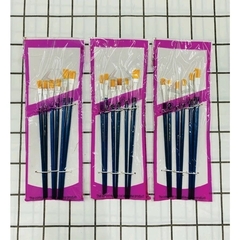 . Cọ Vẽ 6 Cây DẸP và NHỌN JX (6 Cây/Vĩ ; 600 Vĩ/Thùng)