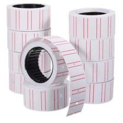 Cuộn Bấm Giá TRẮNG (10 Cuộn Nhỏ/Cây; 10 Cây/Hộp; 10 Hộp/Thùng)