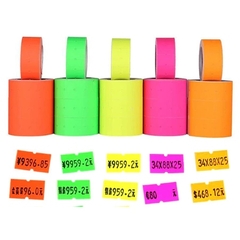 Cuộn bấm giá MÀU (10 Cuộn nhỏ/Cây) (10 Cây/ Hộp) (10 Hộp/Thùng)