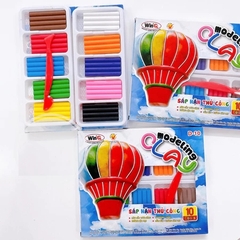 Win Q Đất Nặn Thủ Công 10 Màu D10 (5 Hộp/ Lốc; 90 Hộp/ Thùng)