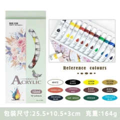 Màu Nước Acrylic 1801, 2501 (36 Hộp/ Lốc; 72 Hộp/ Thùng)