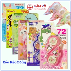 Xóa Kéo Vĩ 2 Cây Laigo LG-9902; Kuangcai (24 Vĩ/Hộp) (24 Hộp/Thùng)