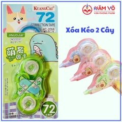 Xóa Kéo Vĩ 2 Cây Laigo LG-9902; Kuangcai (24 Vĩ/Hộp) (24 Hộp/Thùng)