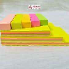 Giấy Note Đủ Màu Xing Li 3x3 CẮT 5 (12 Xấp/Hộp; 50 Hộp/Thùng)