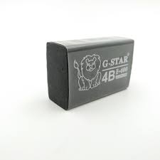 G-Star Gôm 4B ĐEN E300 Hình Sư Tử LOẠI NHỎ (30 Cục/ Lốc; 30 Lốc/ Thùng)