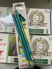 G-Star Bút Chì Đen AAA H2B (12 Cây/Hộp; 12 Hộp/ Lốc; 20 Lốc/ Thùng)