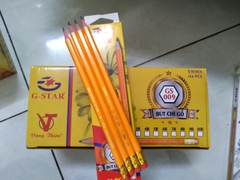 G-Star Bút Chì Gỗ GS009 2B; 3B; 4B; 5B; 6B (12 Cây/Hộp; 12 Hộp/ Lốc; 240 Hộp/ Thùng)