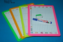 HS Bảng Bộ A4 2 mặt (Kèm Viết + đồ bôi) DCHS-011