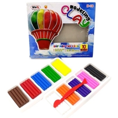 Win Q Đất Nặn Thủ Công 10 Màu D10 (5 Hộp/ Lốc; 90 Hộp/ Thùng)