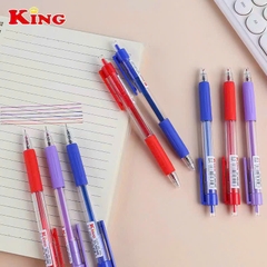. Bút 8698 King/ T8 (Xanh, Tím, Đỏ, Đen) (12 Cây/Hộp; 16 Hộp/Lốc; 192 Hộp/Thùng)