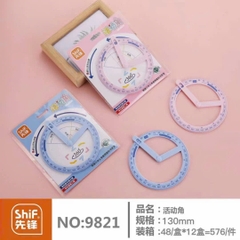 Thước Đo Độ Xoay 360 Độ 9821 (48 Cây/Hộp) (576 Cái/Thùng)