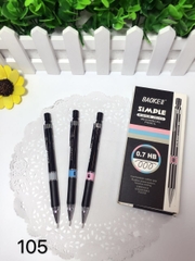 Bút Chì Bấm BaoKe HB Ngòi 0.7mm 105 (12 Cây/Hộp) (12 Hộp/Lốc) (12 Lốc/Thùng)