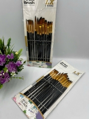 Cọ Vẽ Vĩ 12 Cây Nhiều Kích Cỡ Artist Brush Loại Xịn (400 Vĩ/Thùng)