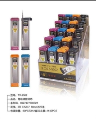 Ruột Chì Bấm 2B 0.7MM 9002 (60 Tuýp/Hộp; 24 Hộp/Thùng)