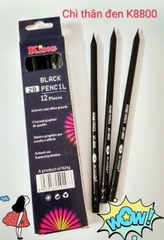 Bút Chì 2B Black King KC 8800(12 Cây/Hộp) (12 Hộp/Lốc) (20 Lốc/Thùng)