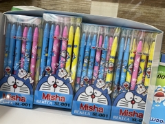 Bút Gel Xóa Được NẮP Đậy Misha SL-001 Doreamon HỘP KIẾNG (12 Cây/Hộp; 12 Hộp/Lốc; 16 Lốc/Thùng)