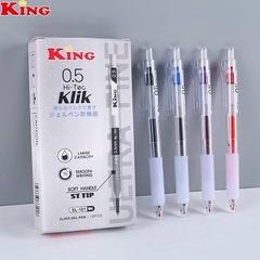. Bút Bi Bấm King Hi-Tec Klik SL-101 (12 Cây/ Hộp; 12 Hộp/ Lốc; 12 Lốc/ Thùng)