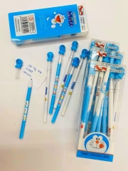 Bút Gel Nắp Xóa Được Đầu Bút Hình Đoreamon VS8888 (Xanh, Tím) (12 Hộp/ Lốc; 16 Lốc/ Thùng)