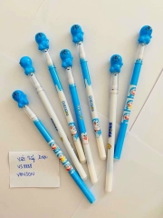 Bút Gel Nắp Xóa Được Đầu Bút Hình Đoreamon VS8888 (Xanh, Tím) (12 Hộp/ Lốc; 16 Lốc/ Thùng)