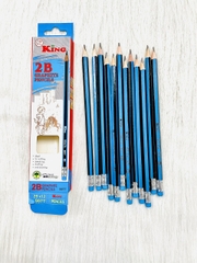 . Bút Chì 2B King VS 9977 (12 Cây/ Hộp; 12 Hộp/ Lốc; 240 Hộp/ Thùng)