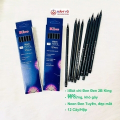 Bút Chì 2B Black King KC 8800(12 Cây/Hộp) (12 Hộp/Lốc) (20 Lốc/Thùng)